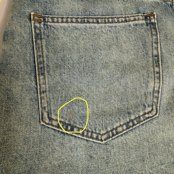 Madewell Rigid Denim Relaxed Mini Skirt in Rosehill Wash Size 26 StyleL371 - Picture 9 of 14